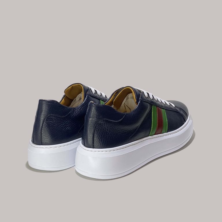 "Customizable Italian leather sneakers for B2B retailers - IL RAFFINATO GN"
