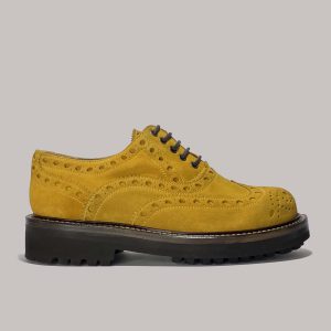 Wholesale Italian yellow suede oxford shoes | IL ROBUSTO