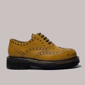 Italian made dress shoes in mustard color - IL ROBUSTO