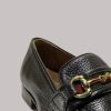 High-quality deer leather Italian bit loafers for B2B retail
