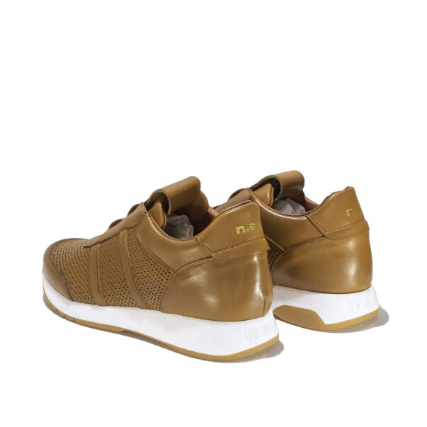 Italian Leather sneakers running in perforated calf leather color | model: " CUNEO " - Image 3