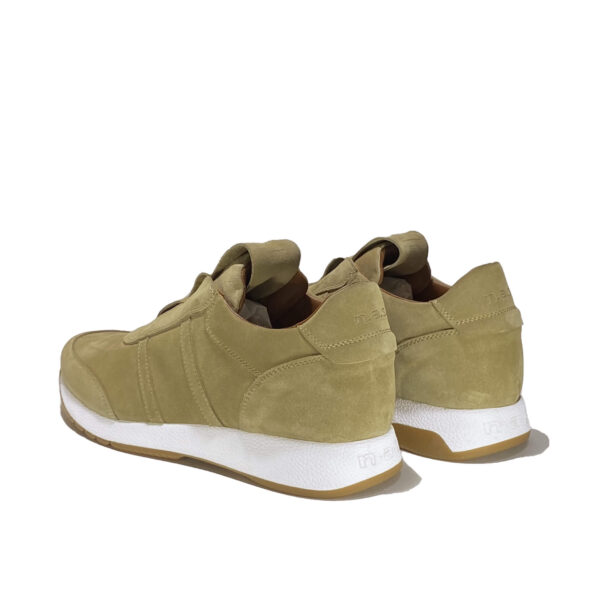 Italian Leather sneakers running in sand suede leather | model: " CUNEO " - Image 3