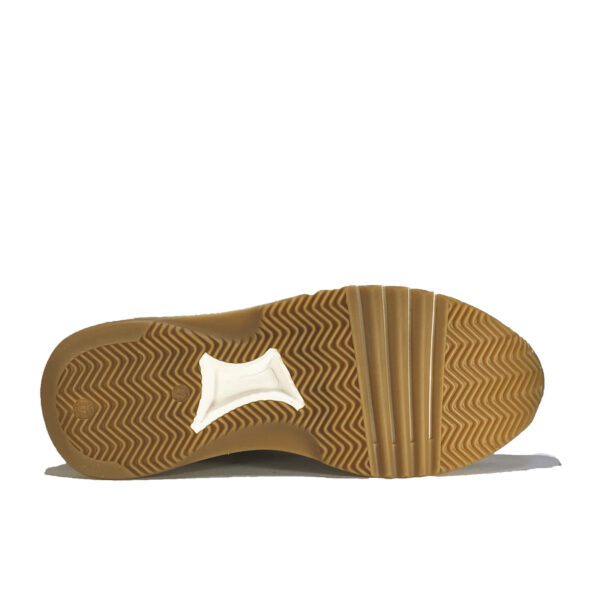 Italian Leather sneakers running in sand suede leather | model: " CUNEO " - Image 4