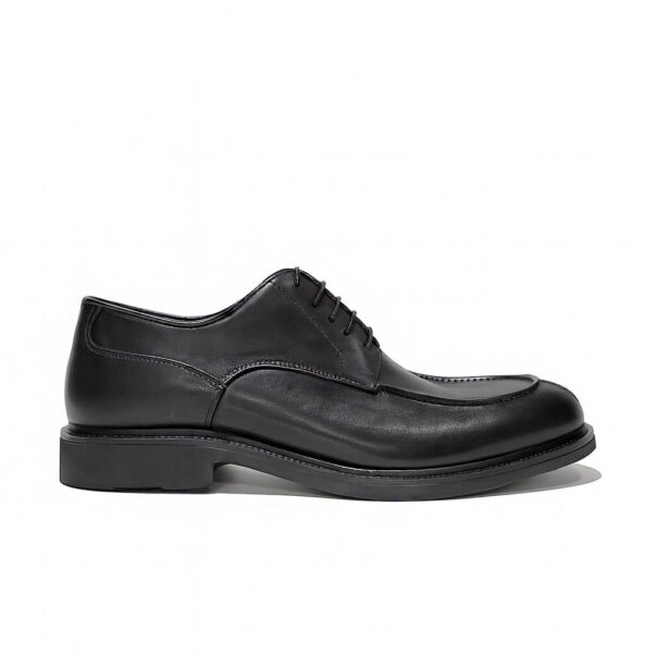 Italian made dress shoes derby in black calf and rubber sole | model: "BOLZANO"